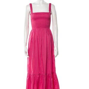 Hill House Home | Anjuli Nap Dress in Lipstick Pink Size M